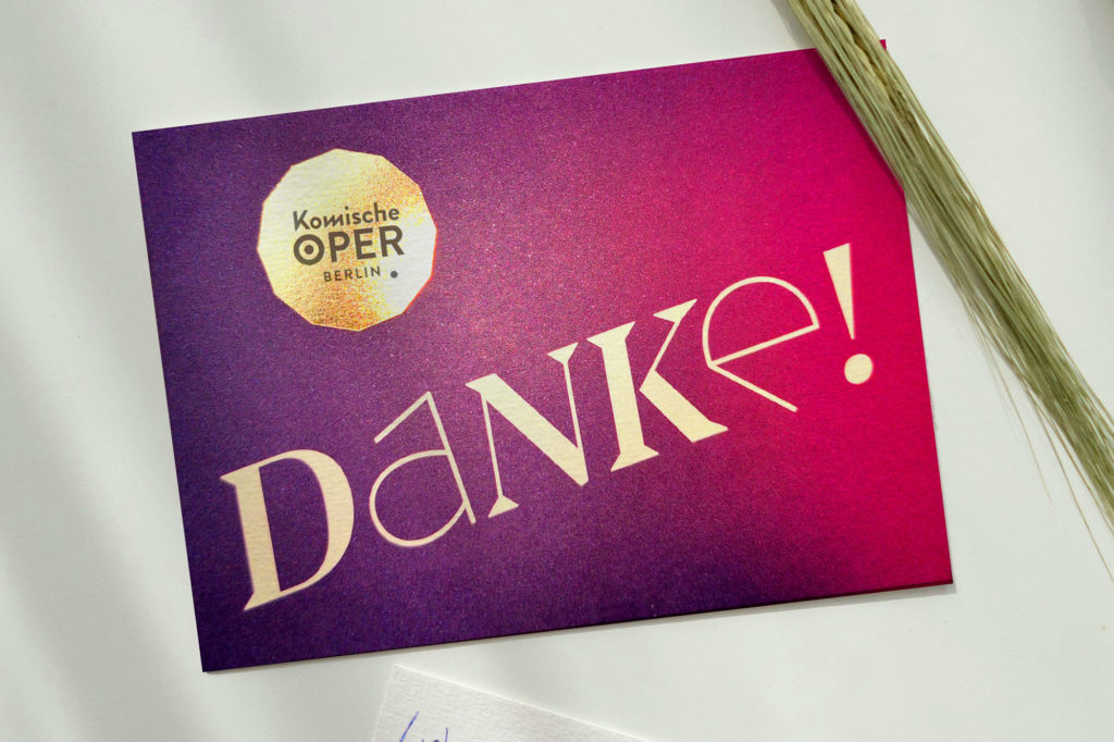 Spende für die Komische Oper Berlin