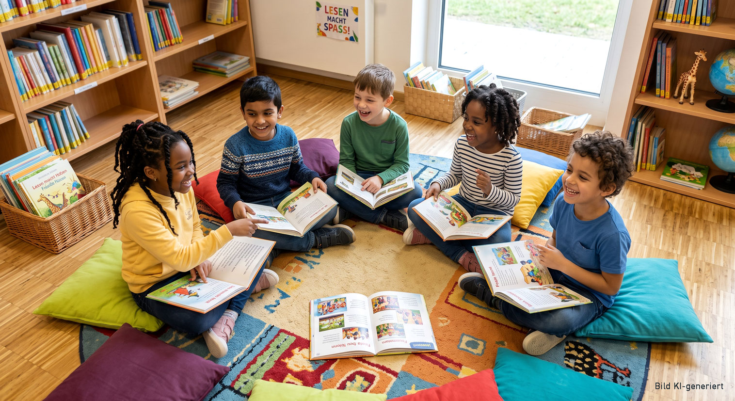 Die Leseprofis zu Besuch an der Grundschule an der Wuhle